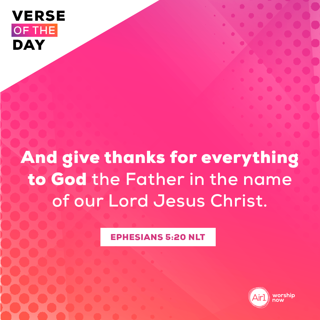 Air1's Verse of the Day for Sep 18, 2022 Air1 Worship Music